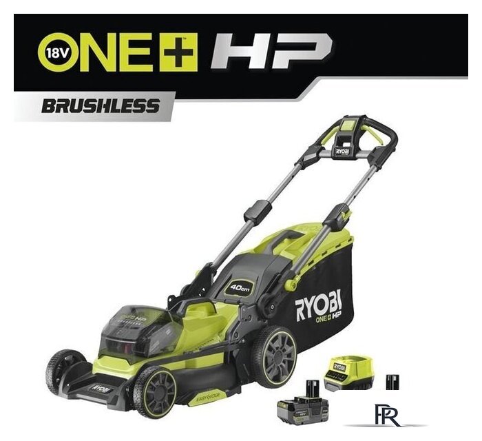 Газонокосилка Ryobi RY18LMX40B-240 (с 2-мя АКБ) - Изображение №1 — Интернет-магазин ПроЗаказ