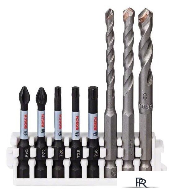 Набор бит и сверл Bosch 2608577145 (8 предметов) - Изображение №2 — Интернет-магазин ПроЗаказ