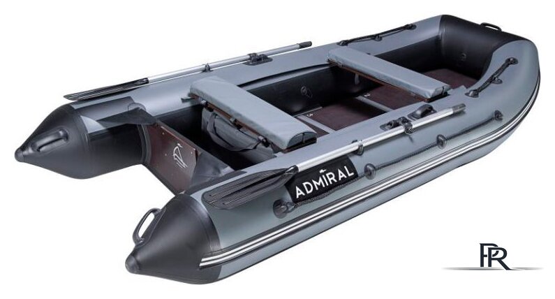 Моторно-гребная лодка Адмирал АМ-320С (cветло-серый/черный) - Изображение №1 — Интернет-магазин ПроЗаказ