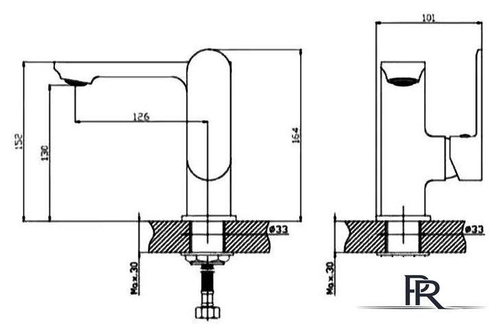 Смеситель Haiba HB12590 - Изображение №2 — Интернет-магазин ПроЗаказ
