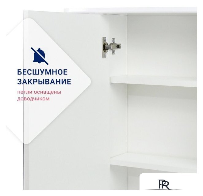  Doratiz Шкаф с зеркалом Doratiz Венеция 60 R 2712.210 (белый) - Изображение №7 — Интернет-магазин ПроЗаказ