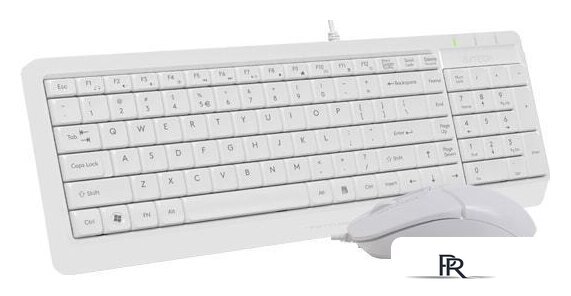 Офисный набор A4Tech Fstyler F1512 (белый) - Изображение №3 — Интернет-магазин ПроЗаказ