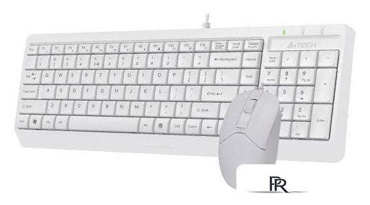 Офисный набор A4Tech Fstyler F1512 (белый) - Изображение №4 — Интернет-магазин ПроЗаказ