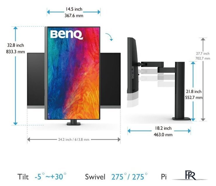 Монитор BenQ DesignVue PD2706UA - Изображение №7 — Интернет-магазин ПроЗаказ