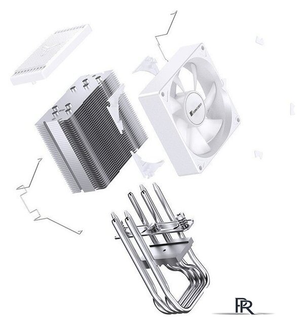 Кулер для процессора Jonsbo CR-1400 EVO Color White - Изображение №19 — Интернет-магазин ПроЗаказ