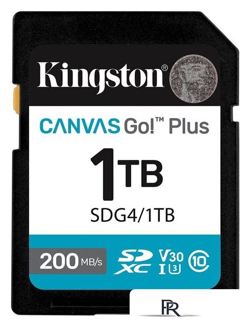 Карта памяти Kingston Canvas Go! Plus SDXC 1TB SDG4/1TB - Изображение №1 — Интернет-магазин ПроЗаказ