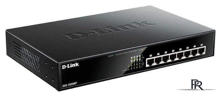 Неуправляемый коммутатор D-Link DGS-1008MP/B1A - Изображение №3 — Интернет-магазин ПроЗаказ