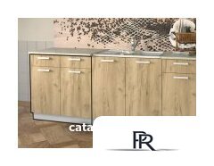 Шкаф напольный Интерлиния Компо НШ80рш2 (дуб золотой) - Изображение №2 — Интернет-магазин ПроЗаказ