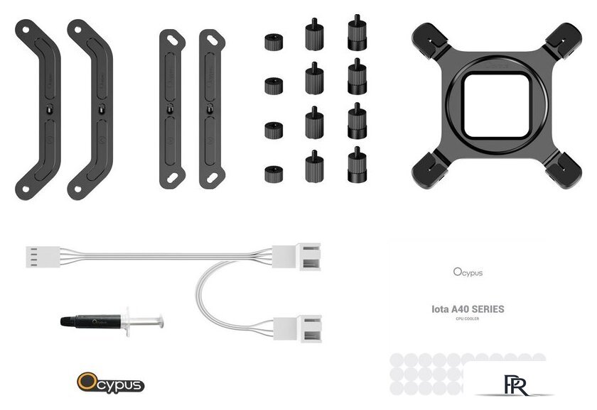 Кулер для процессора Ocypus Iota A40 WH Dual Fan Iota-A40-WH2NNWD00X-GL - Изображение №8 — Интернет-магазин ПроЗаказ