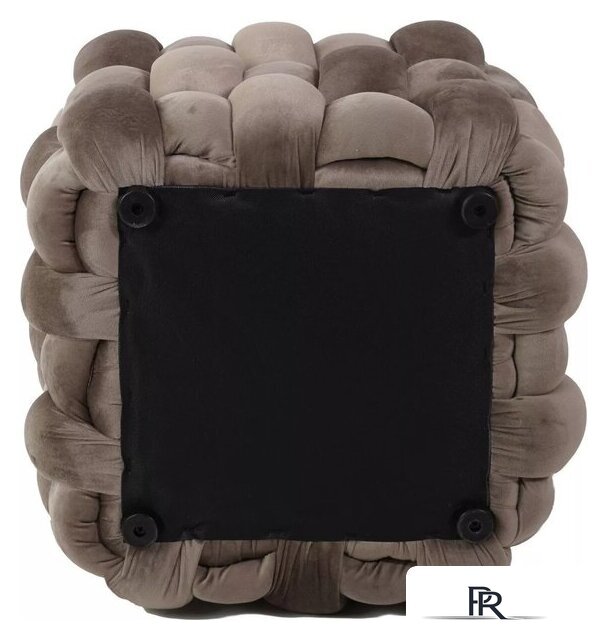 Пуфик Signal Faris Velvet (темно-бежевый) - Изображение №3 — Интернет-магазин ПроЗаказ