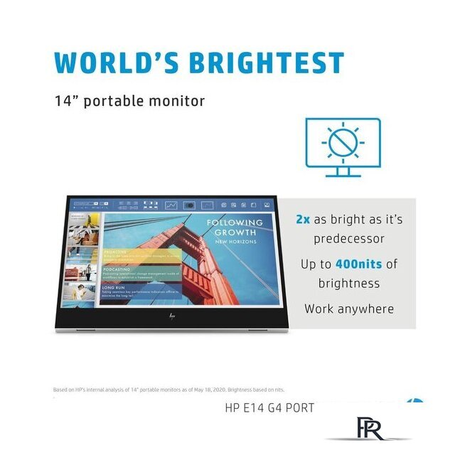 Портативный монитор HP E14 G4 1B065AA - Изображение №11 — Интернет-магазин ПроЗаказ