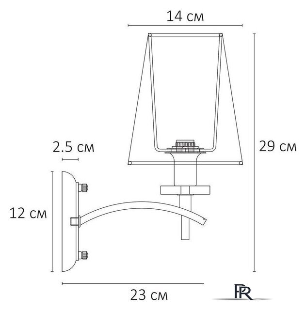Бра Arte Lamp Kensington A4098AP-1CC - Изображение №2 — Интернет-магазин ПроЗаказ