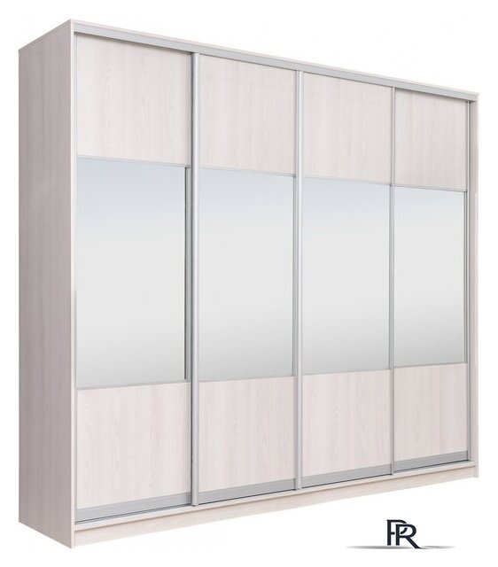 Шкаф-купе Рэйгрупп 272 YYX Elgon РГ-14.01 (ясень снежный/ясень снежный/хром) - Изображение №1 — Интернет-магазин ПроЗаказ