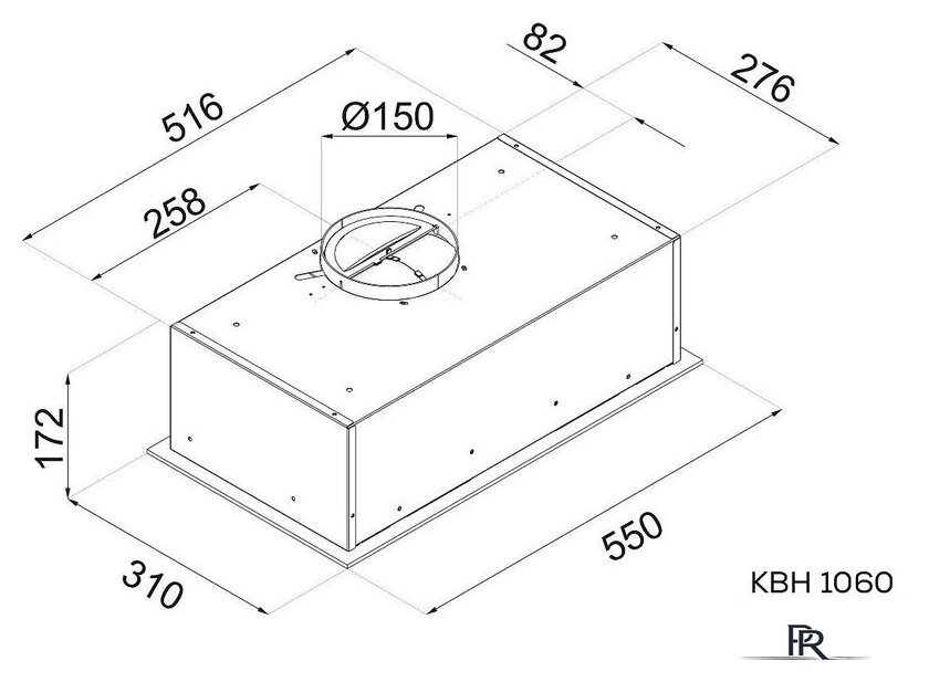 Кухонная вытяжка Kernau KBH 1060.1 B - Изображение №5 — Интернет-магазин ПроЗаказ
