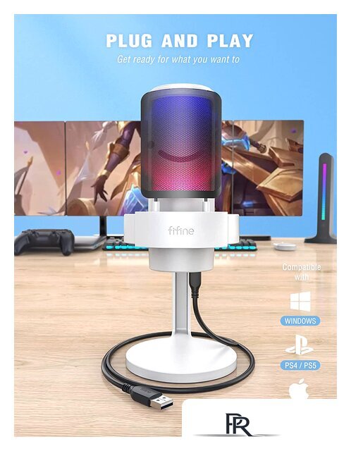 Проводной микрофон FIFINE A8 (белый) - Изображение №7 — Интернет-магазин ПроЗаказ