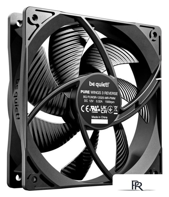 Комплект вентиляторов для корпуса be quiet! Pure Wings 3 120mm PWM Reverse BL137 - Изображение №4 — Интернет-магазин ПроЗаказ