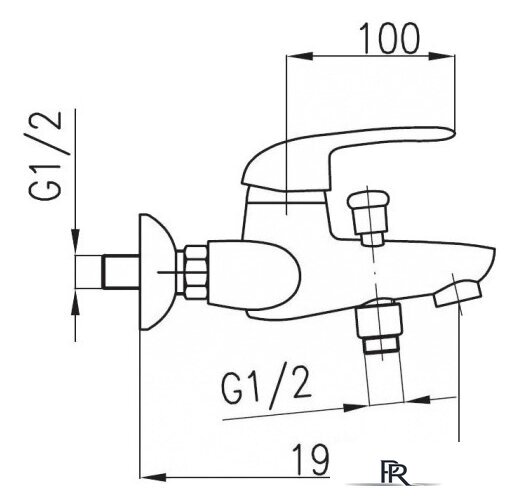 Смеситель Armatura Albit 4604-010-00 - Изображение №2 — Интернет-магазин ПроЗаказ