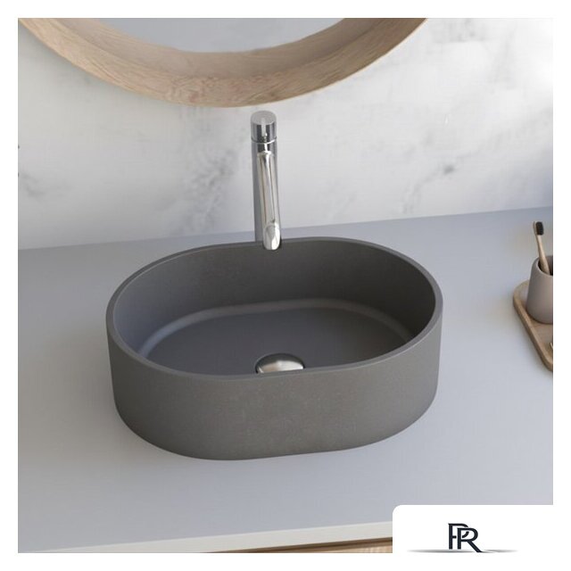 Умывальник Lauter Oliva 21O483G (Grey) - Изображение №10 — Интернет-магазин ПроЗаказ