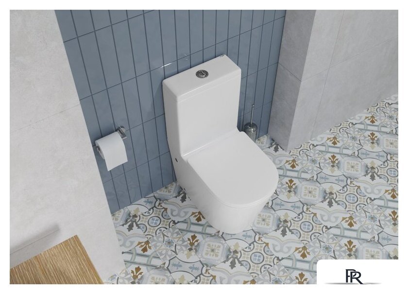 Унитаз напольный Lauter W76 P-TRAP 21122762 + гигиенический душ Mild 21LT072BM (горизонтальный выпуск) - Изображение №13 — Интернет-магазин ПроЗаказ