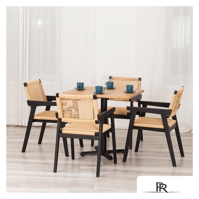 Кухонный стол TetChair Valhalla 80x65x76 (груша №3/черная опора) - Изображение №8 — Интернет-магазин ПроЗаказ