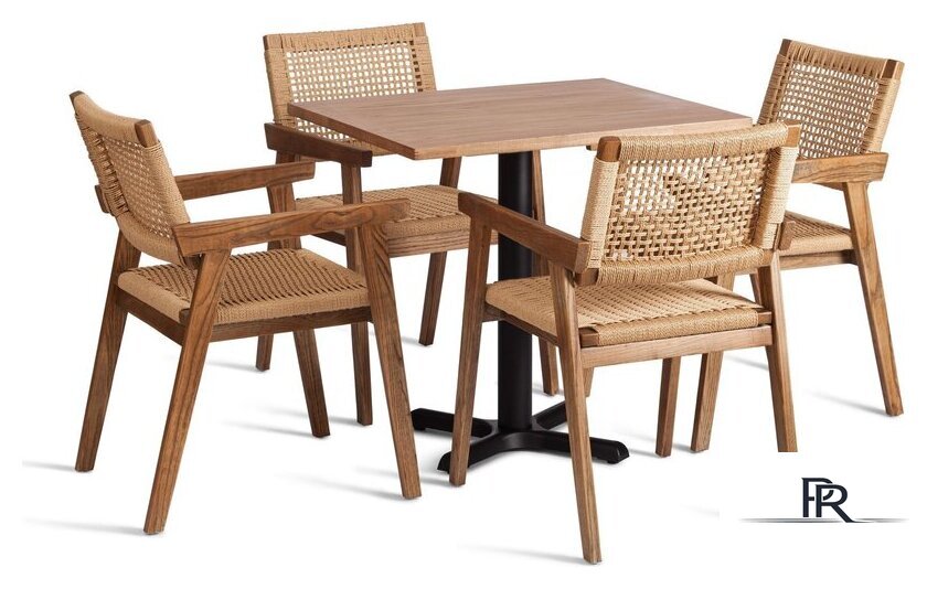 Кухонный стол TetChair Valhalla 80x65x76 (груша №3/черная опора) - Изображение №7 — Интернет-магазин ПроЗаказ