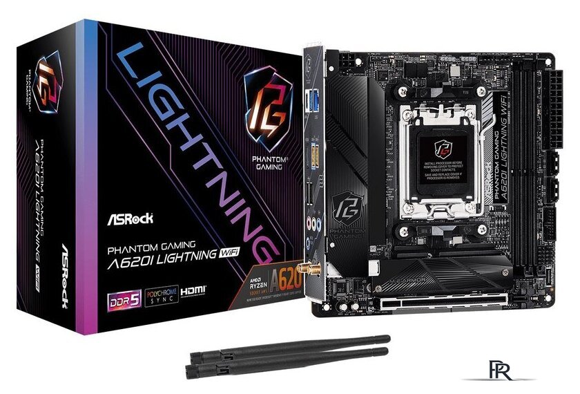 Материнская плата ASRock A620I Lightning WiFi - Изображение №2 — Интернет-магазин ПроЗаказ