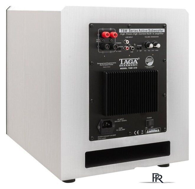 Проводной сабвуфер Taga Harmony TSW-210 (белый) - Изображение №3 — Интернет-магазин ПроЗаказ