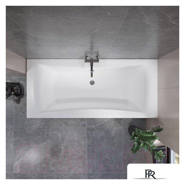 Ванна Lauter Belgravia 180x80 21110180 (с ножками, лицевым и торцевым экранами) - Изображение №9 — Интернет-магазин ПроЗаказ