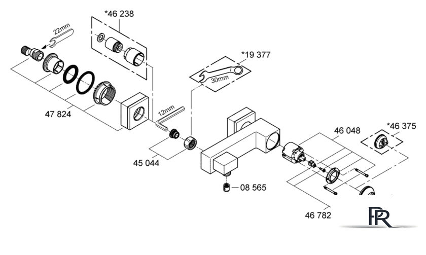Смеситель Grohe Eurocube 23145000 - Изображение №3 — Интернет-магазин ПроЗаказ