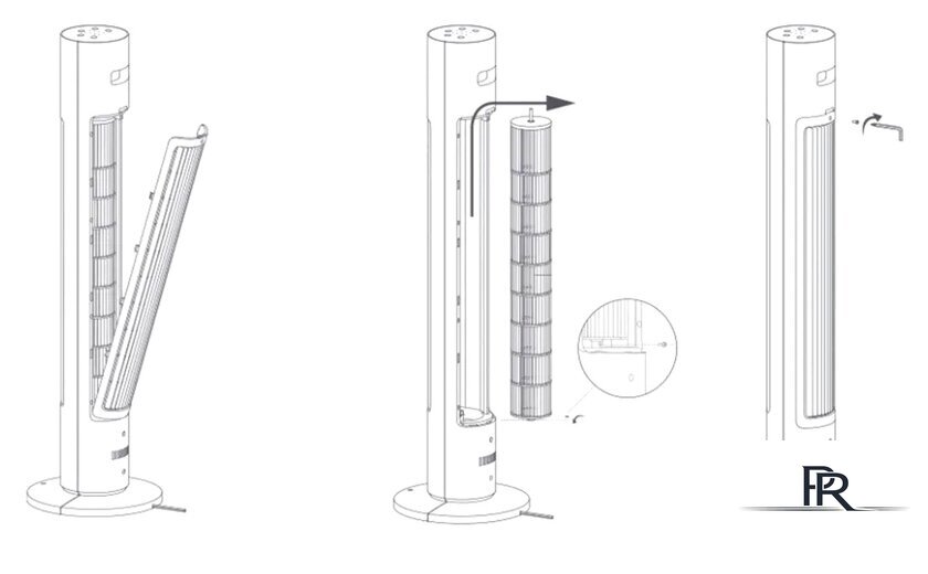 Колонный вентилятор Xiaomi Smart Tower Fan EU BHR5956EU (международная версия) - Изображение №5 — Интернет-магазин ПроЗаказ