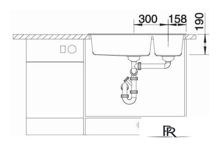 Кухонная мойка Blanco Metra 9 525936 (черный) - Изображение №3 — Интернет-магазин ПроЗаказ