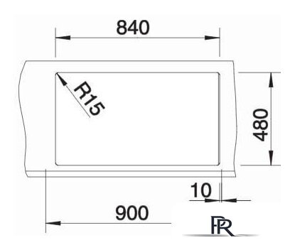 Кухонная мойка Blanco Metra 9 525936 (черный) - Изображение №4 — Интернет-магазин ПроЗаказ