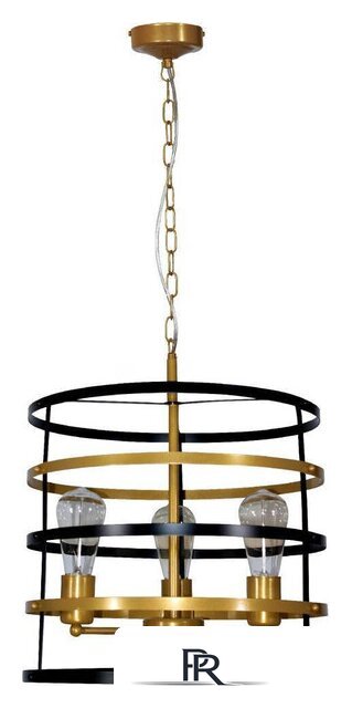 Подвесная люстра Элетех Абелла 231 НСБ 01-3х60-167 Е27 1005405102 (черный/золото) - Изображение №2 — Интернет-магазин ПроЗаказ