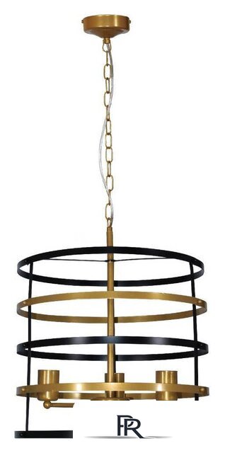 Подвесная люстра Элетех Абелла 231 НСБ 01-3х60-167 Е27 1005405102 (черный/золото) - Изображение №1 — Интернет-магазин ПроЗаказ