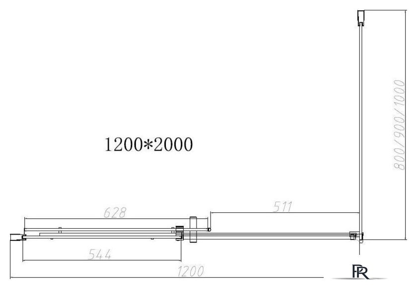 Душевой уголок Vincea Dice VSR-4D8012CLGM - Изображение №4 — Интернет-магазин ПроЗаказ