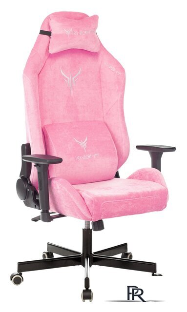 Игровое (геймерское) кресло Knight N1 Fabric Light-21 (розовый) - Изображение №1 — Интернет-магазин ПроЗаказ