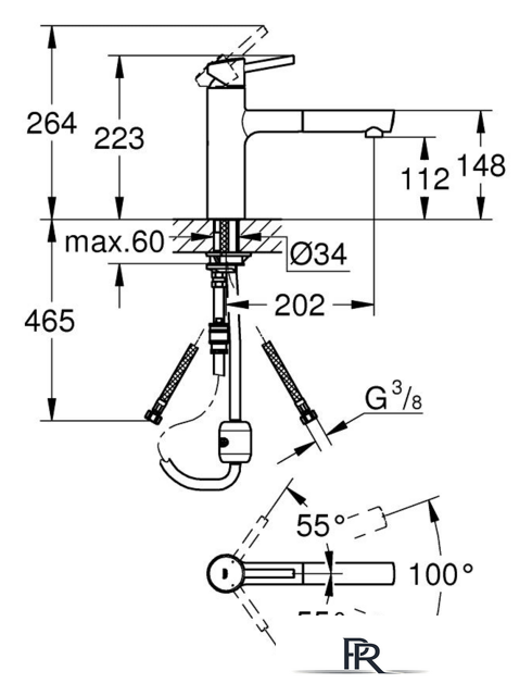 Смеситель Grohe Concetto (хром) [31129001] - Изображение №2 — Интернет-магазин ПроЗаказ