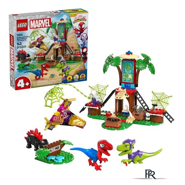 Конструктор LEGO Marvel Битва динозавров Спайди и Гобби возле домика на дереве (11200) - Изображение №9 — Интернет-магазин ПроЗаказ