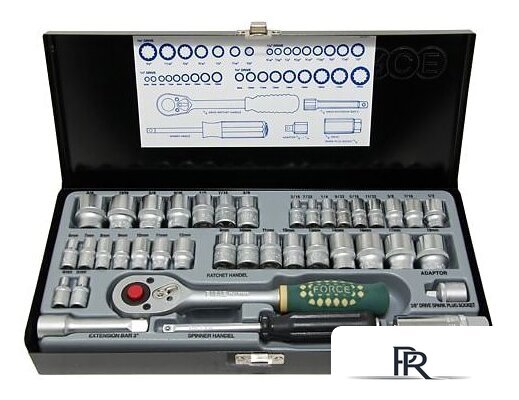 Набор трещотка с головками Force 3391 (39 предметов) - Изображение №1 — Интернет-магазин ПроЗаказ