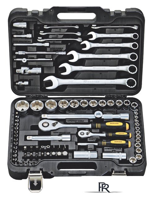 Универсальный набор инструментов Berger BG082-1214 (82 предмета) - Изображение №1 — Интернет-магазин ПроЗаказ
