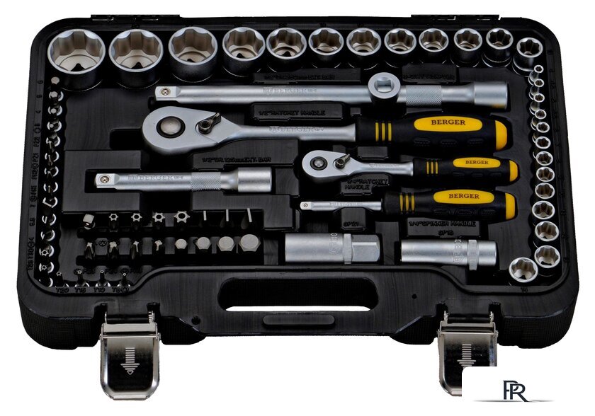 Универсальный набор инструментов Berger BG082-1214 (82 предмета) - Изображение №3 — Интернет-магазин ПроЗаказ