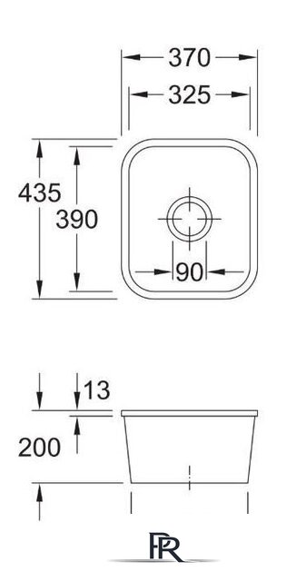 Кухонная мойка Villeroy & Boch Cisterna 45 670401FU - Изображение №1 — Интернет-магазин ПроЗаказ