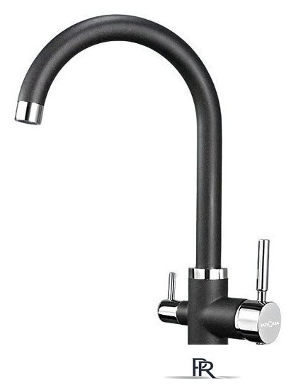 Смеситель Krona Brunnen H270 1 КА-00006917 (черный) - Изображение №1 — Интернет-магазин ПроЗаказ