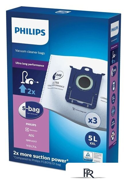Комплект одноразовых мешков Philips FC8027/01 S-bag - Изображение №1 — Интернет-магазин ПроЗаказ