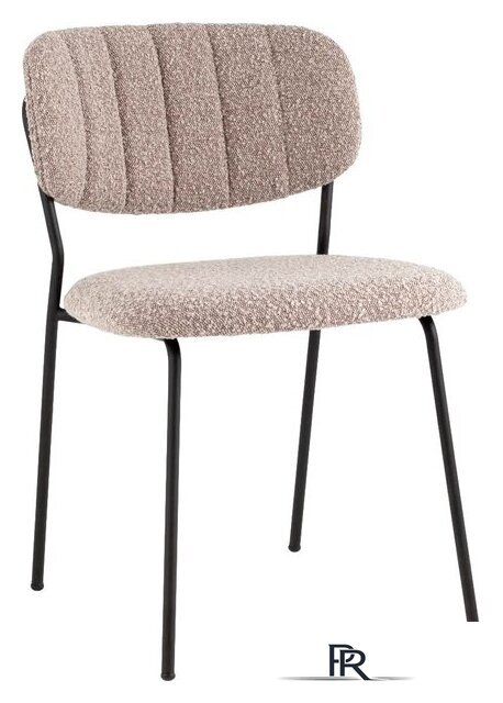 Стул Stool Group Кэрол без подлокотников FDC9003 DC2635-4A grey (букле серый/черные ножки) - Изображение №1 — Интернет-магазин ПроЗаказ
