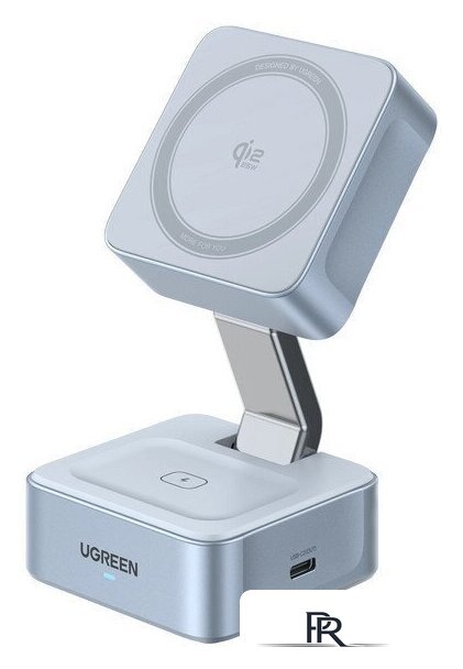 Беспроводное зарядное Ugreen MagFlow 2-in-1 W752 55960 (голубой) - Изображение №1 — Интернет-магазин ПроЗаказ