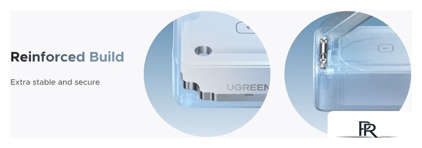 Беспроводное зарядное Ugreen MagFlow 2-in-1 W752 55960 (голубой) - Изображение №2 — Интернет-магазин ПроЗаказ