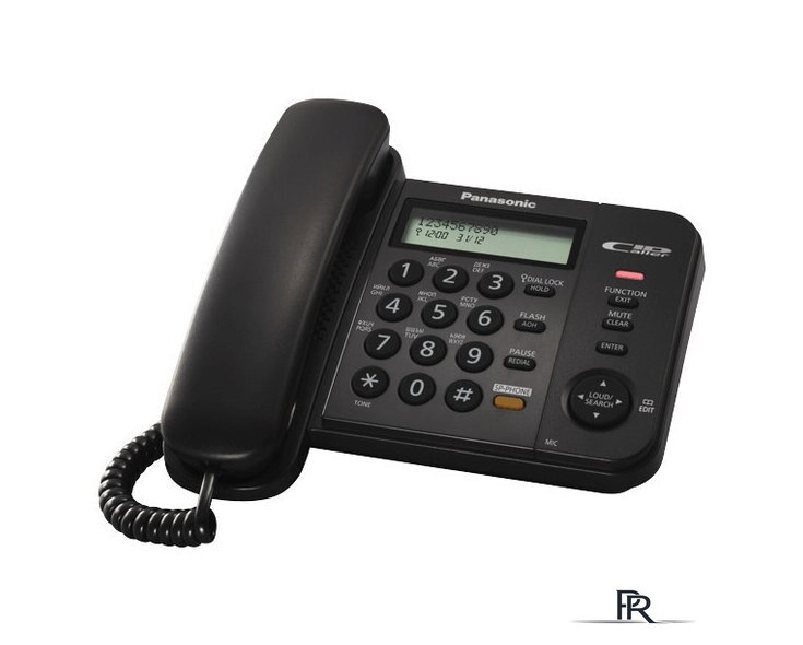 Проводной телефон Panasonic KX-TS2358RUB (черный) - Изображение №1 — Интернет-магазин ПроЗаказ