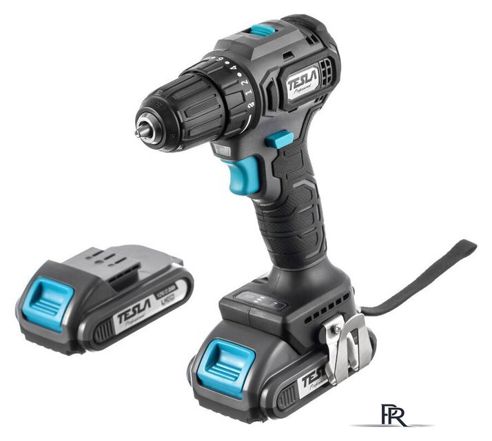 Дрель-шуруповерт Tesla TCD12BL 834528 (с 2-мя АКБ, кейс) - Изображение №1 — Интернет-магазин ПроЗаказ