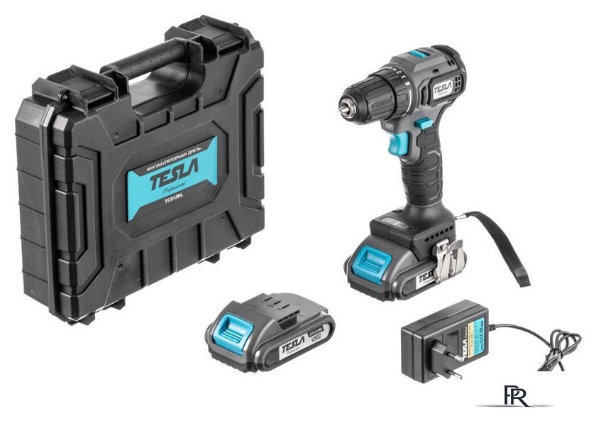 Дрель-шуруповерт Tesla TCD12BL 834528 (с 2-мя АКБ, кейс) - Изображение №11 — Интернет-магазин ПроЗаказ